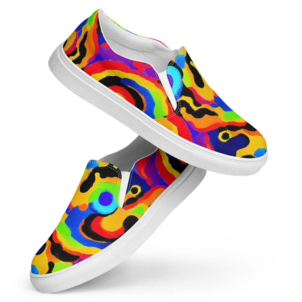 Acid Atelier on Women's Slip-On Canvas Shoes — Front