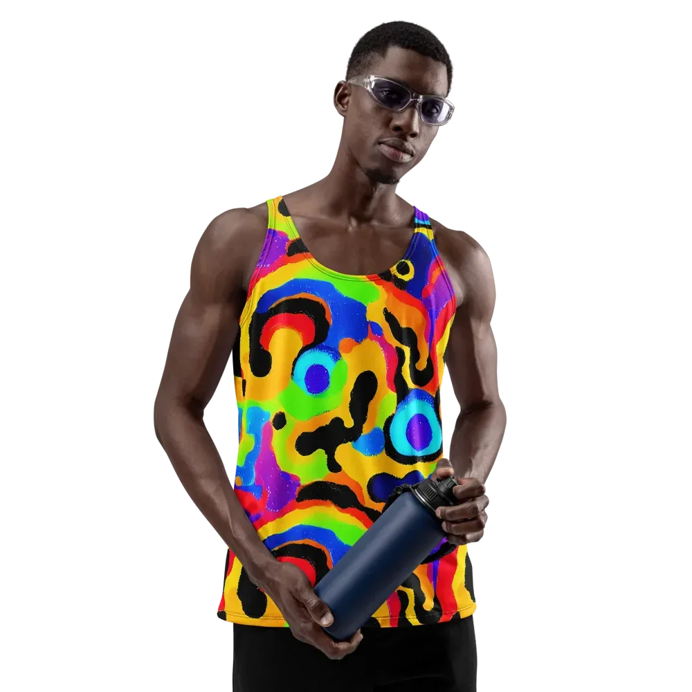 Acid Atelier on Men's Tank Top — Front