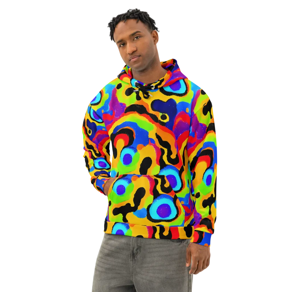 Acid Atelier on Cotton Hoodie — Left Front