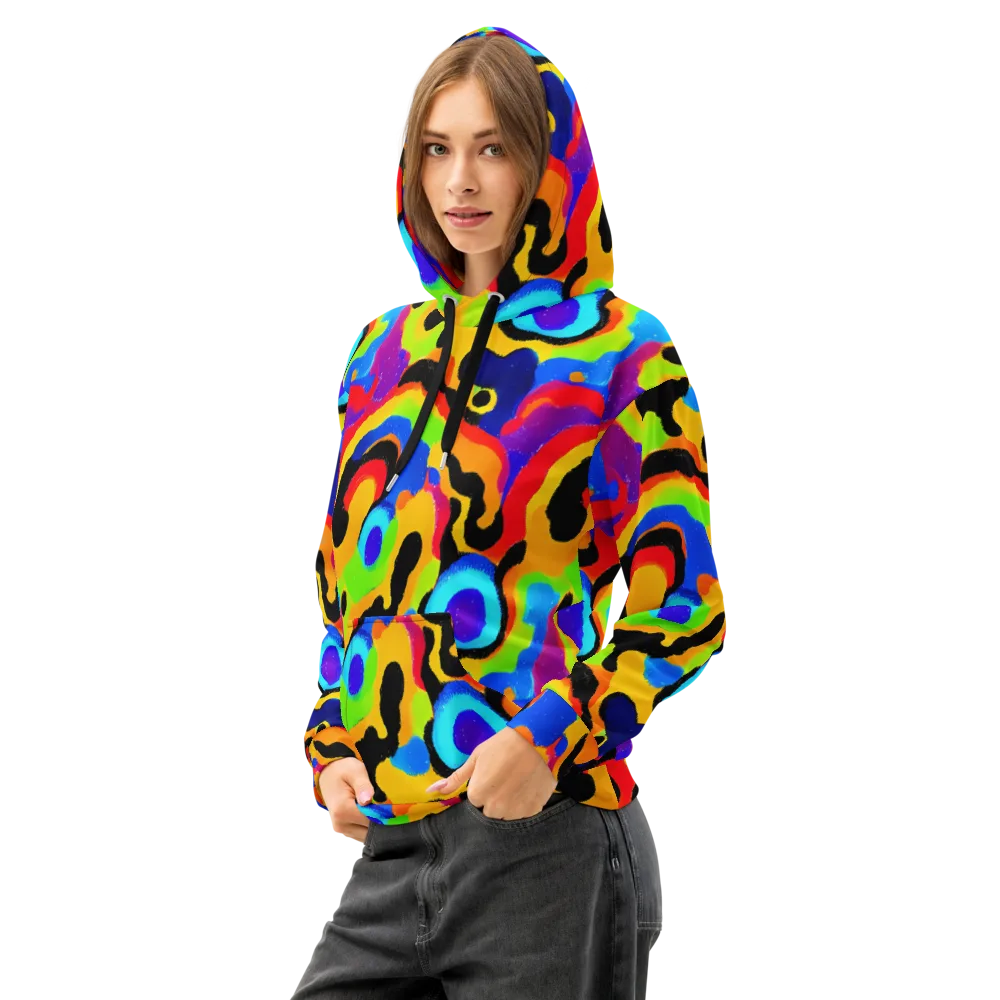 Acid Atelier on Cotton Hoodie — Left Front