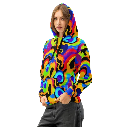 Acid Atelier on a Cotton Hoodie