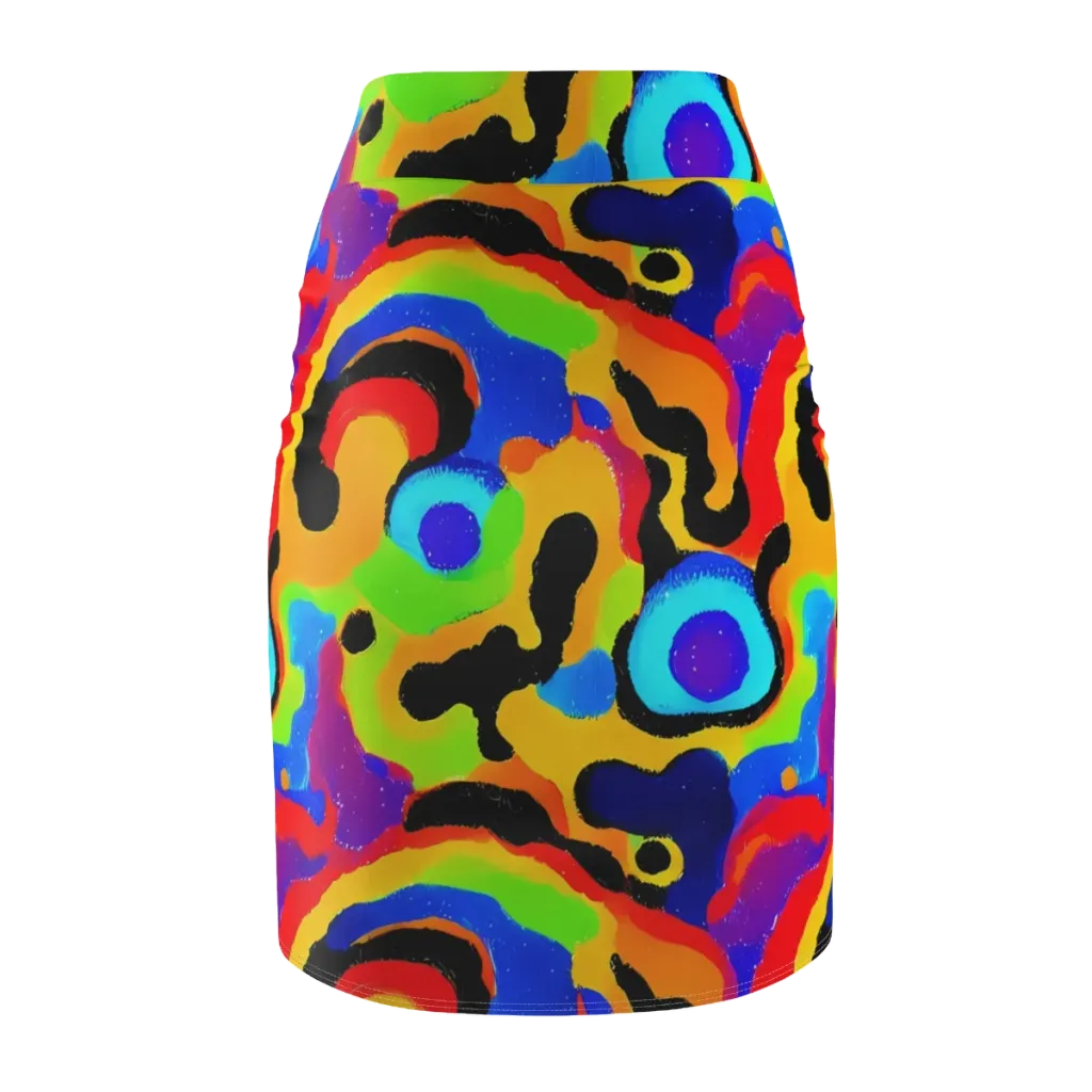 Acid Atelier on Pencil Skirt — Back