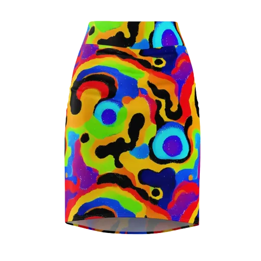Acid Atelier on a Pencil Skirt