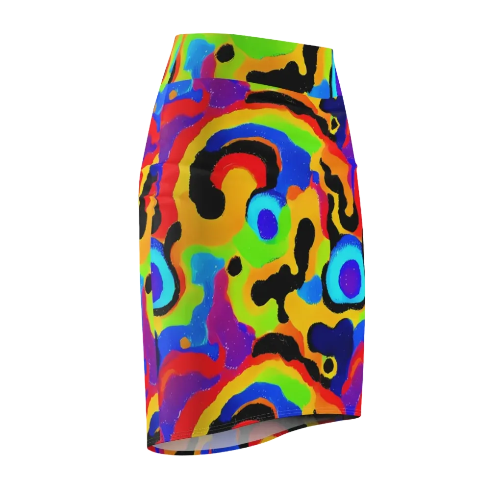 Acid Atelier on Pencil Skirt — Front Side