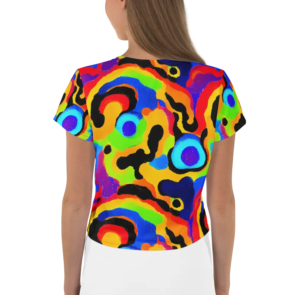 Acid Atelier on Crop Tee — Back