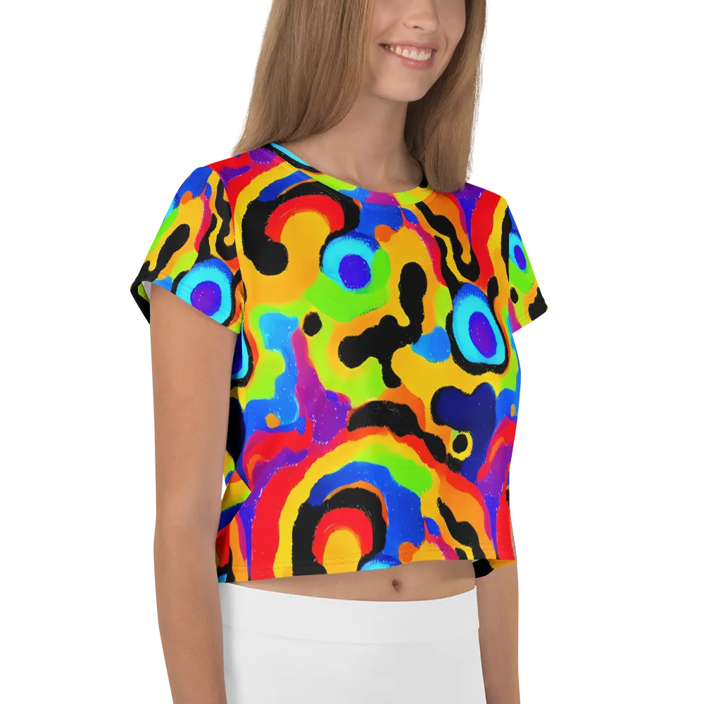 Acid Atelier on Crop Tee — Right