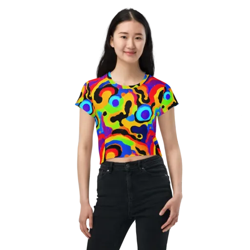 Acid Atelier on a Crop Tee
