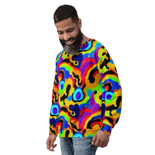 Acid Atelier on a Sweatshirt
