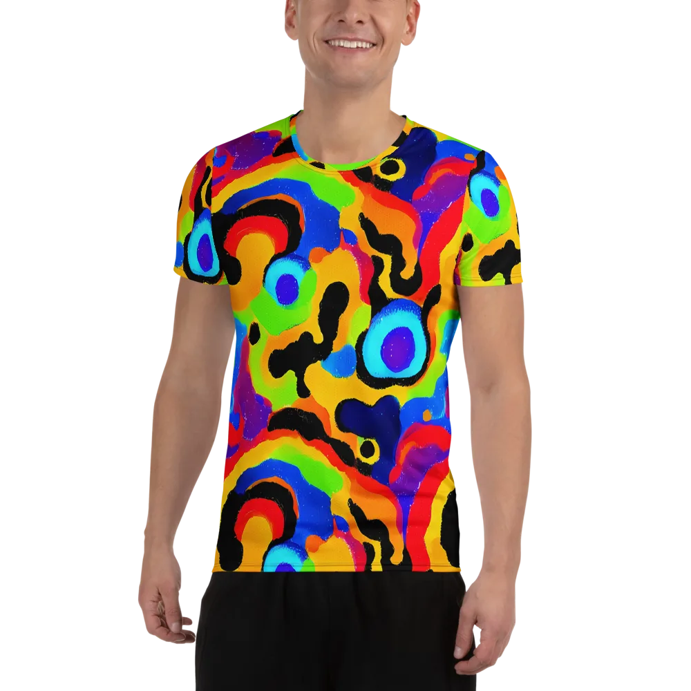 Acid Atelier on Men's Athletic T-Shirt — Front