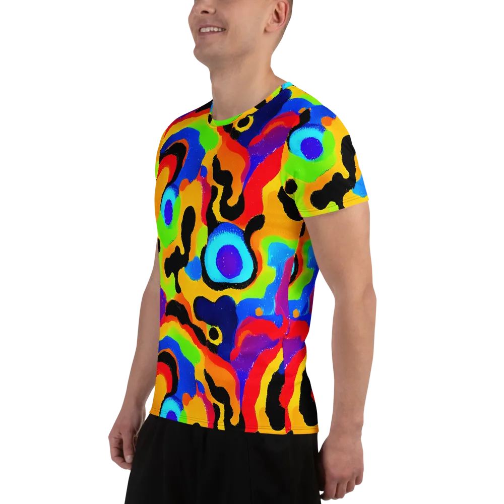 Acid Atelier on Men's Athletic T-Shirt — Left
