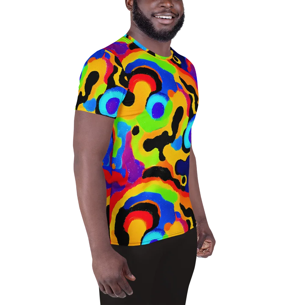 Acid Atelier on Men's Athletic T-Shirt — Right