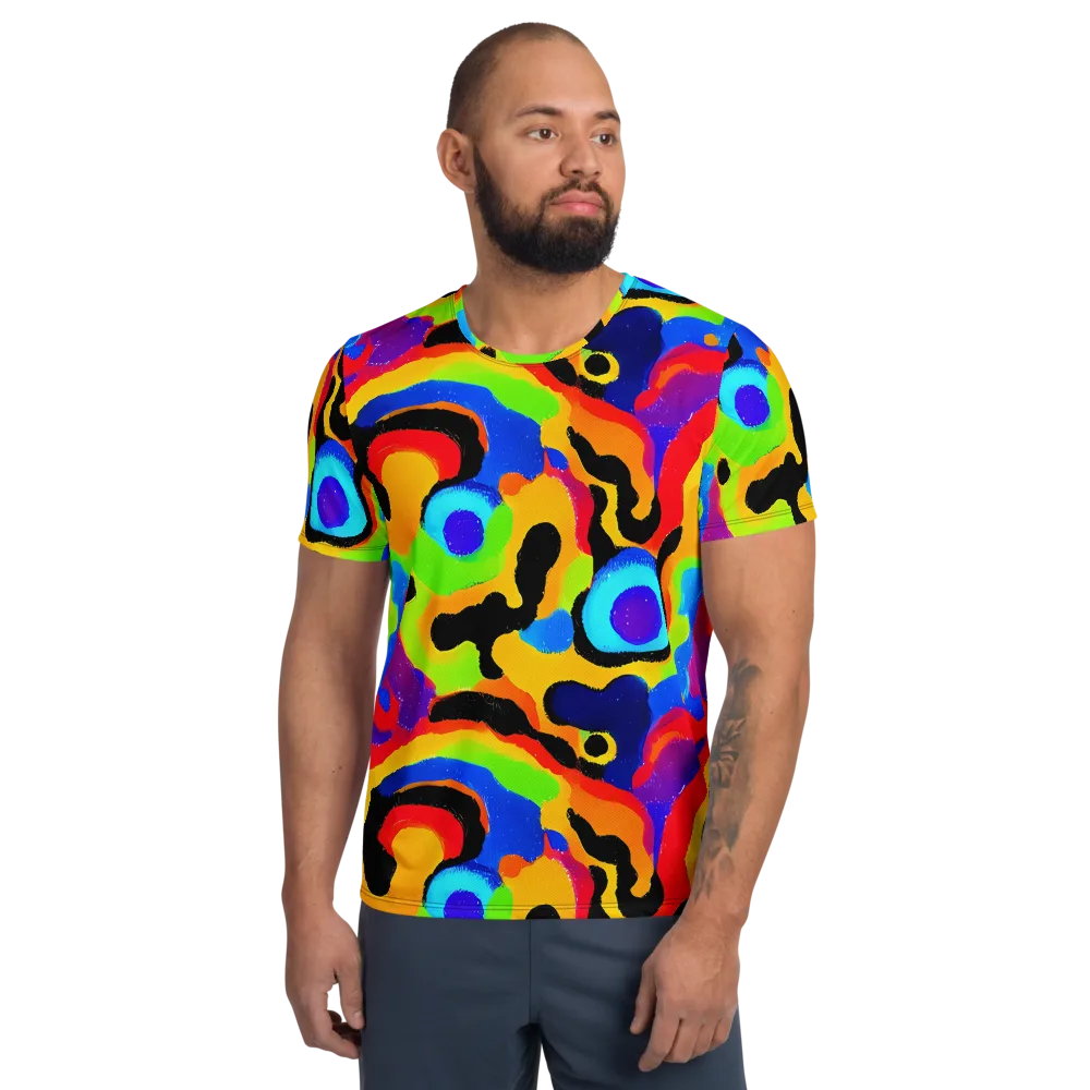 Acid Atelier on Men's Athletic T-Shirt — Front