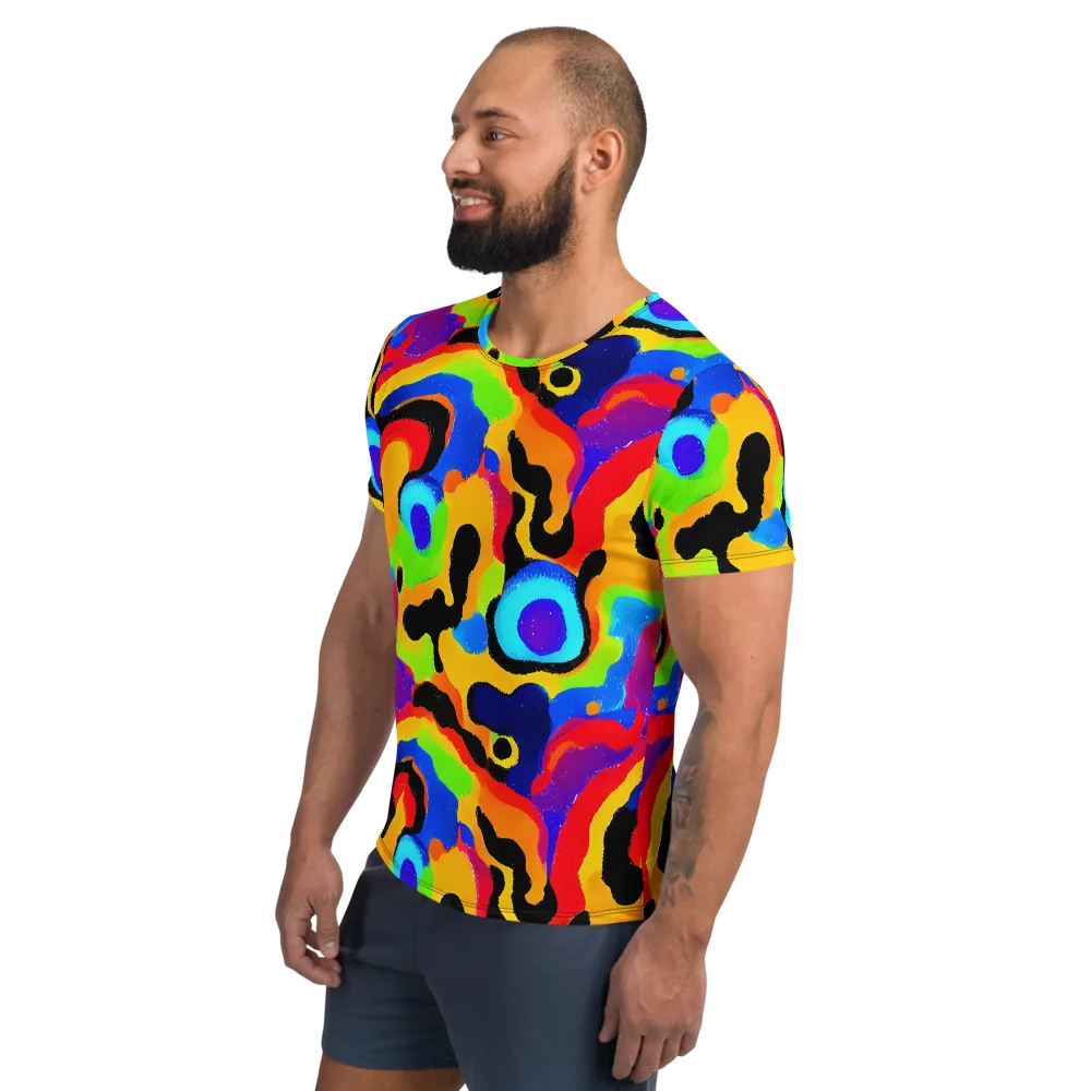 Acid Atelier on Men's Athletic T-Shirt — Left