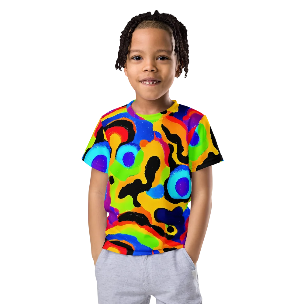 Acid Atelier on Kids Crew Neck T-Shirt — Front