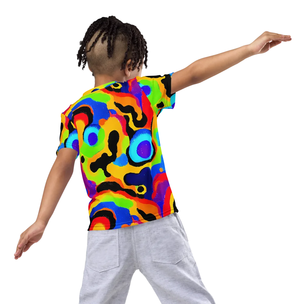 Acid Atelier on Kids Crew Neck T-Shirt — Back