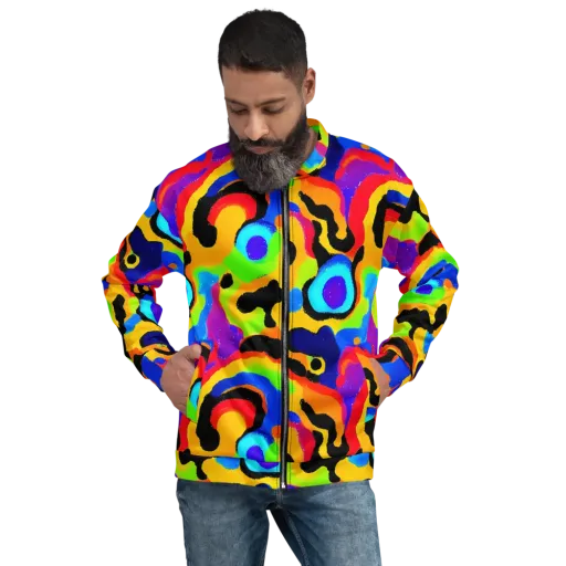 Acid Atelier on a Bomber Jacket