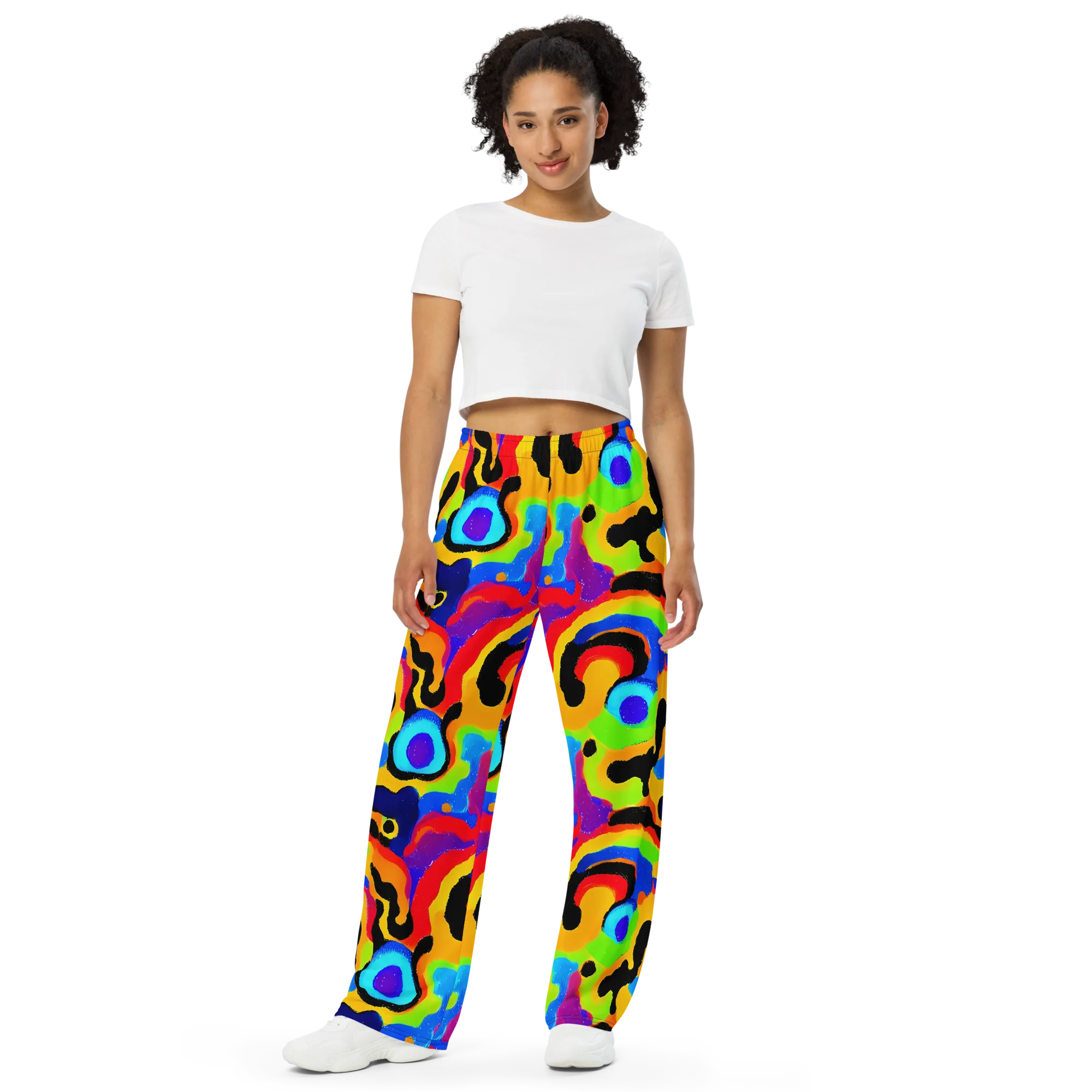 Acid Atelier on Wide-Leg Pants — Front