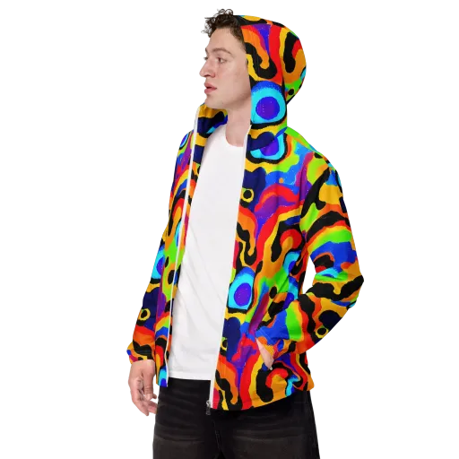 Acid Atelier on a Men's Windbreaker