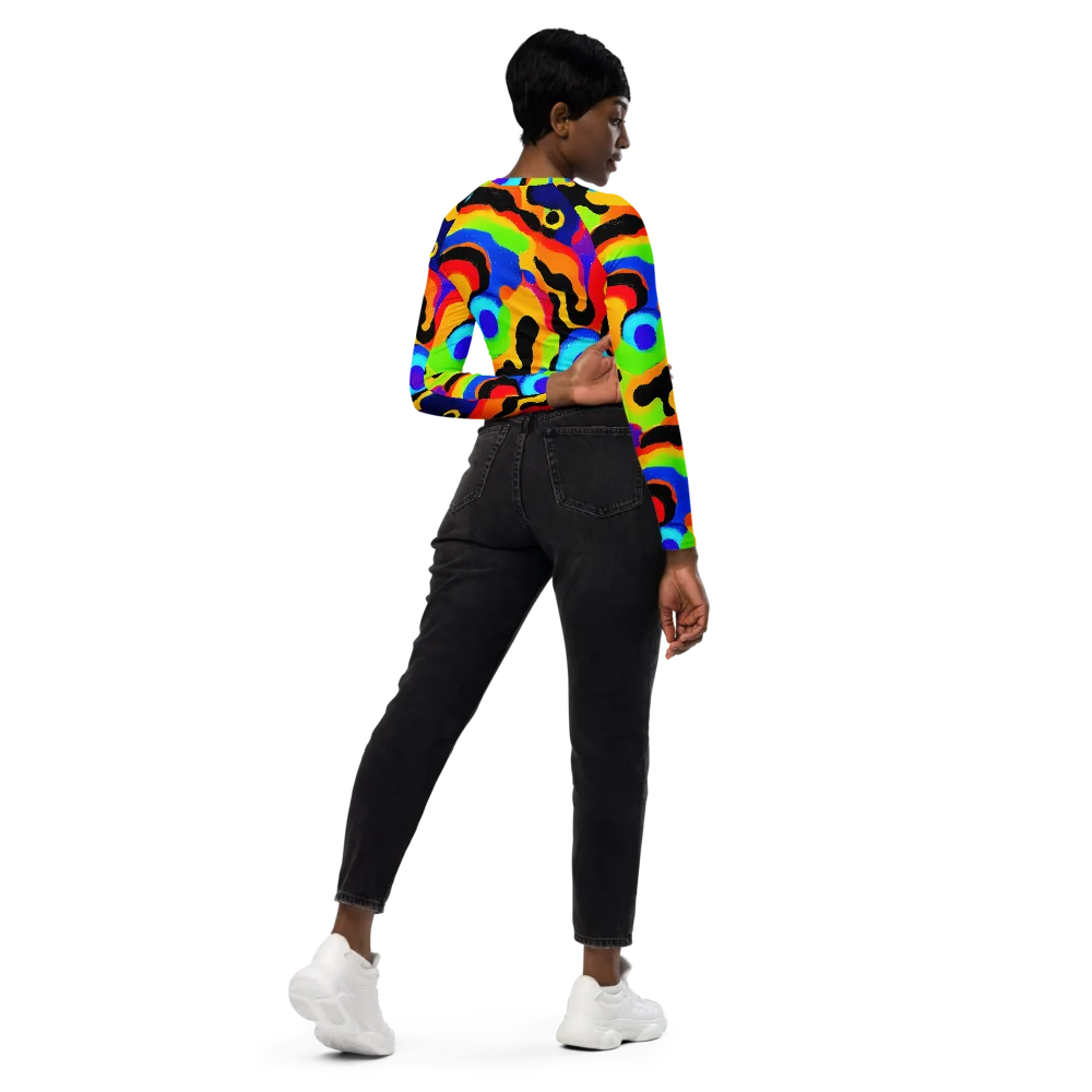 Acid Atelier on Long Sleeve Crop Top — Right Back