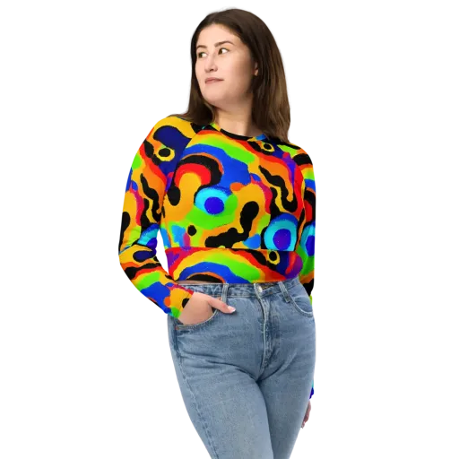 Acid Atelier on a Long Sleeve Crop Top