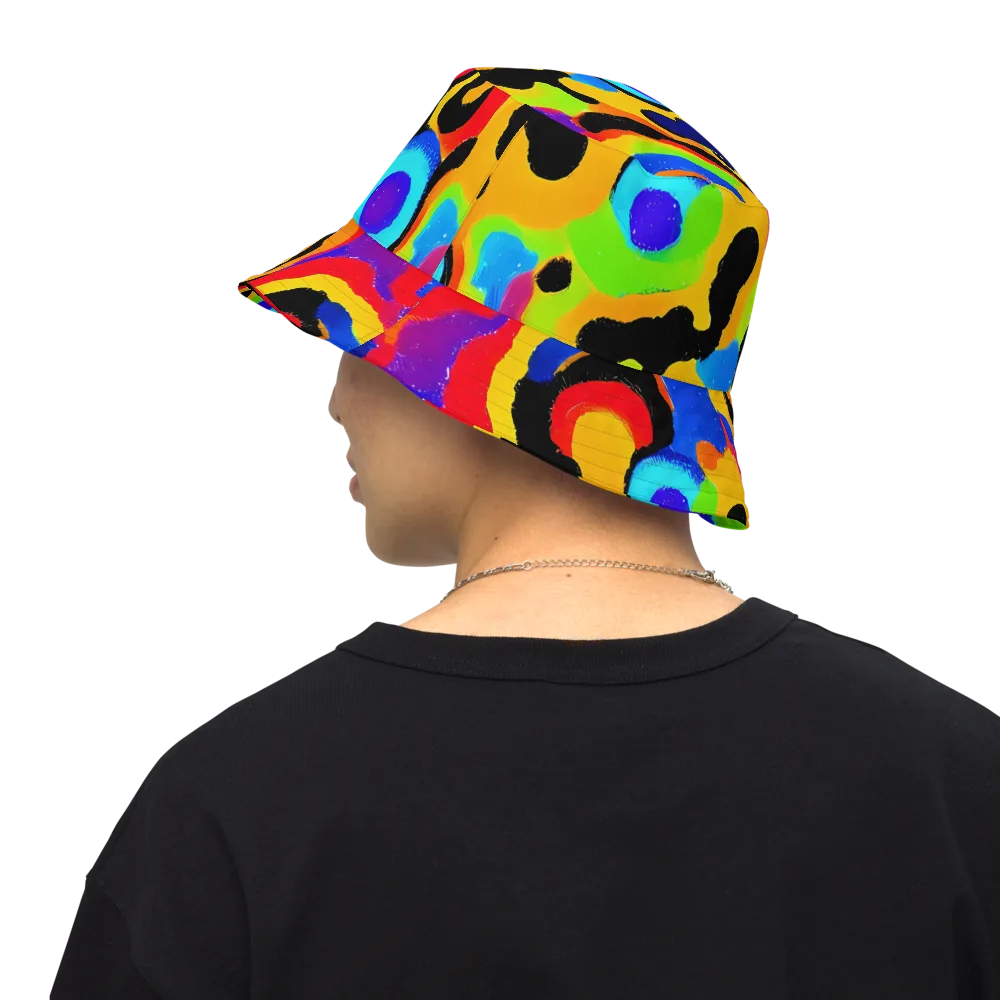 Acid Atelier on Reversible Bucket Hat — Back Inside