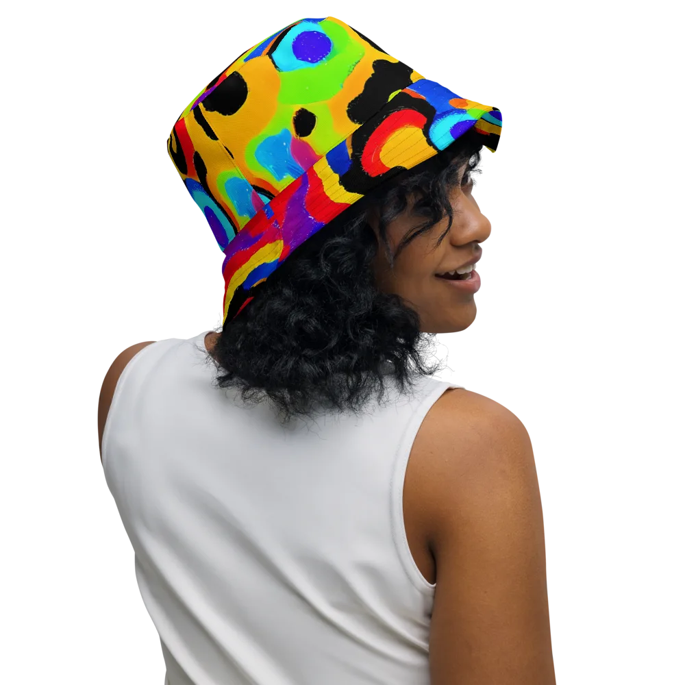 Acid Atelier on Reversible Bucket Hat — Right Outside