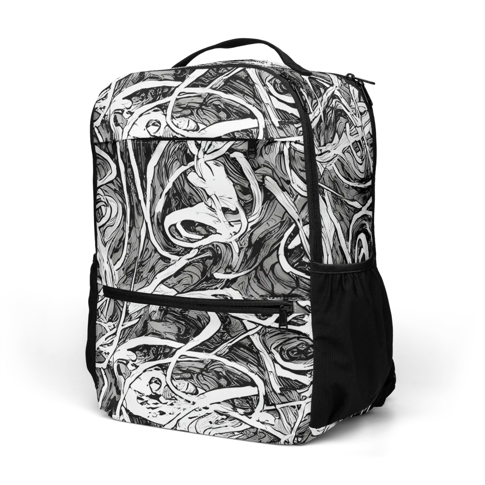 Inkstorm Flow on Utility Backpack — Left Front