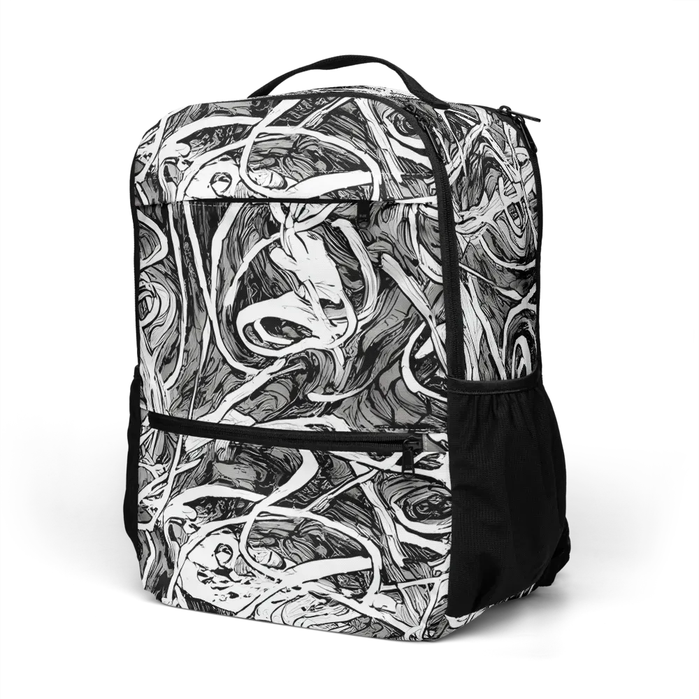 Inkstorm Flow on Utility Backpack — Left Front