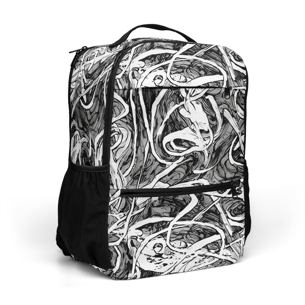 Inkstorm Flow on Utility Backpack — Right Front