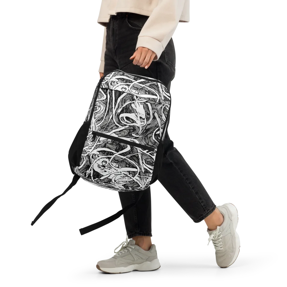 Inkstorm Flow on Utility Backpack — Front