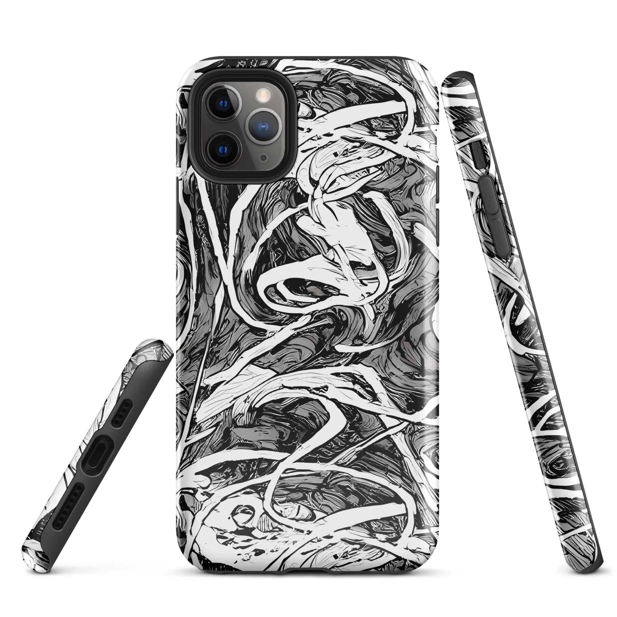 Inkstorm Flow on Tough Case for iPhone® — Front