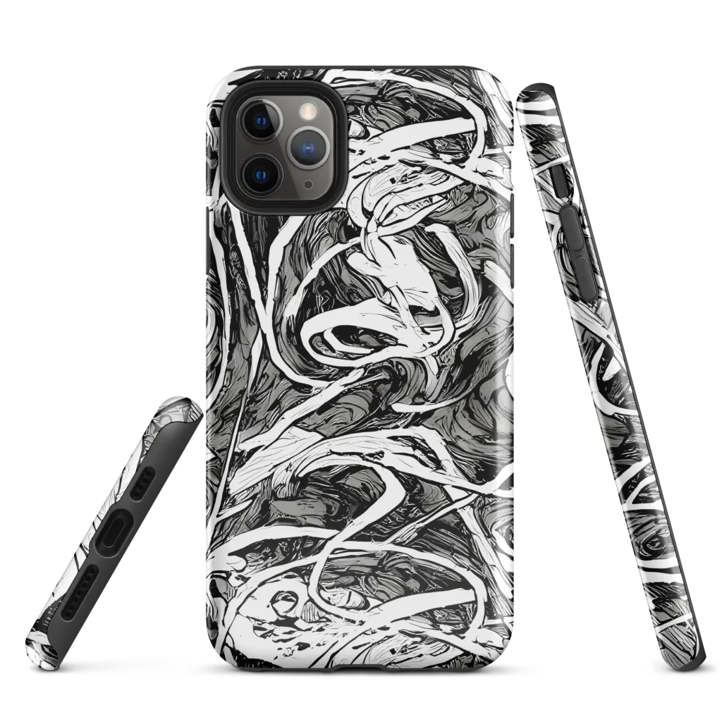 Inkstorm Flow on Tough Case for iPhone® — Front