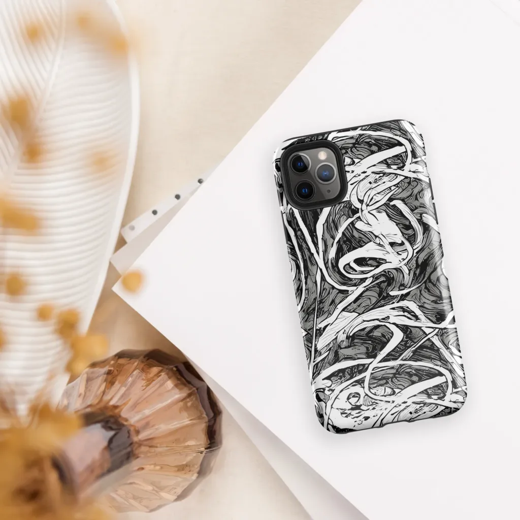 Inkstorm Flow on Tough Case for iPhone® — Front