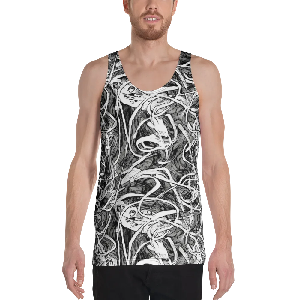 Inkstorm Flow on Men's Tank Top — Front