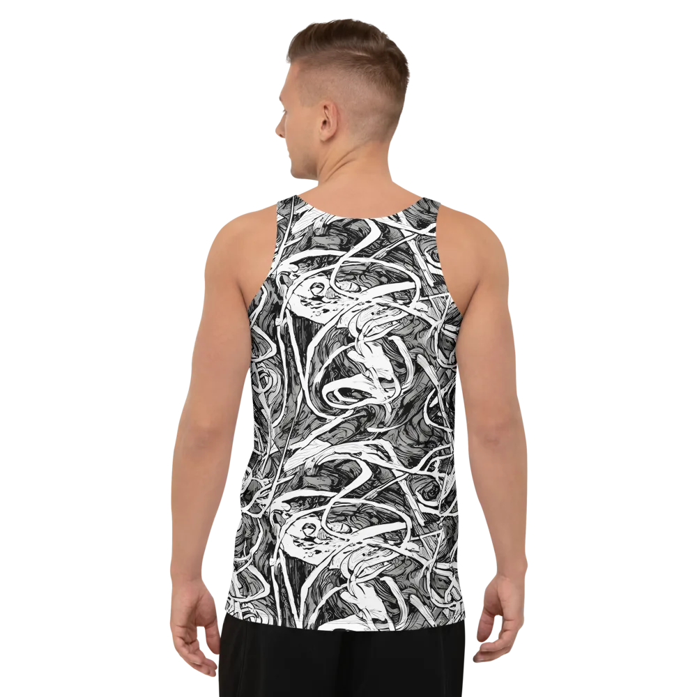 Inkstorm Flow on Men's Tank Top — Back