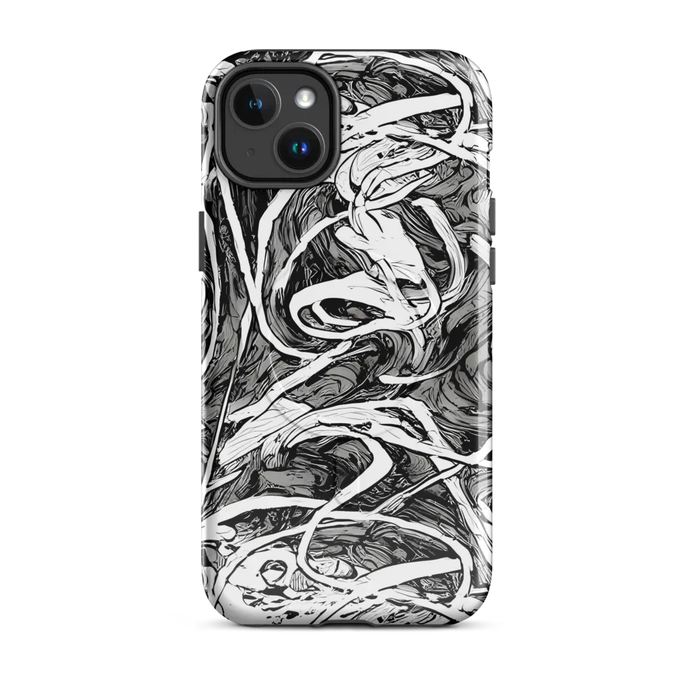 Inkstorm Flow on MagSafe Tough Case for iPhone® — Front