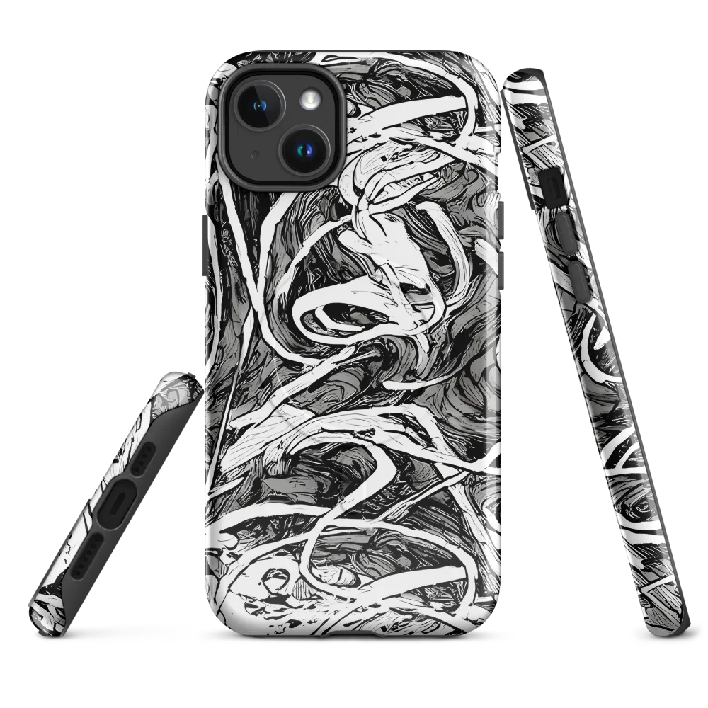 Inkstorm Flow on MagSafe Tough Case for iPhone® — Front