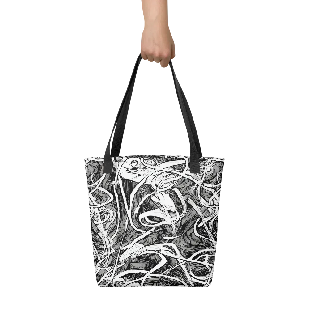 Inkstorm Flow on Tote Bag — Front