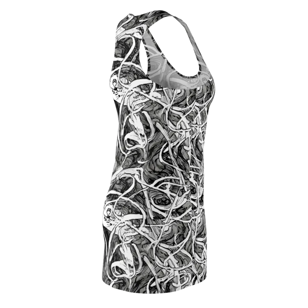 Inkstorm Flow on Racerback Dress — Back Side