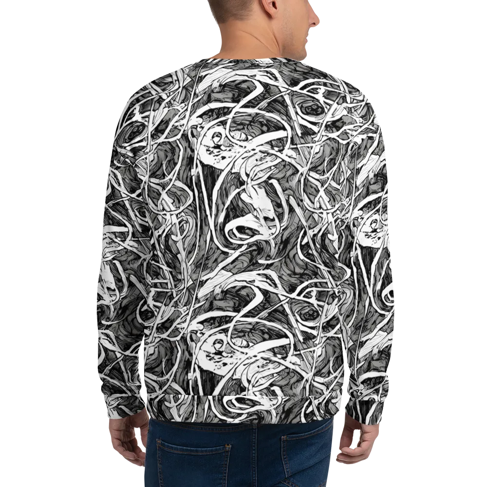 Inkstorm Flow on Sweatshirt — Back