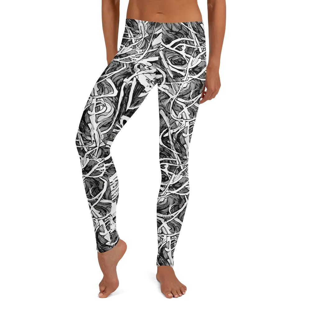 Inkstorm Flow on Leggings — Front