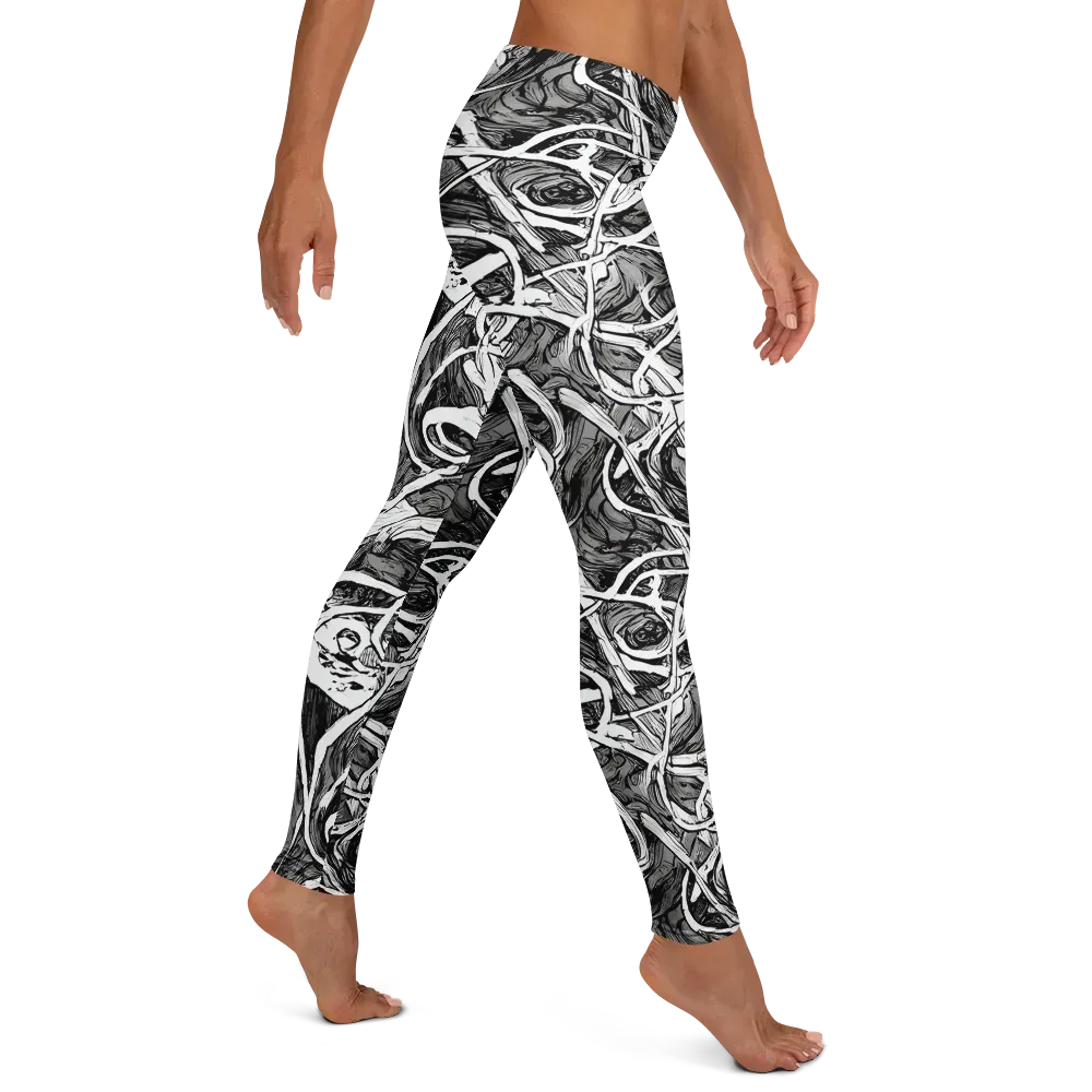 Inkstorm Flow on Leggings — Right