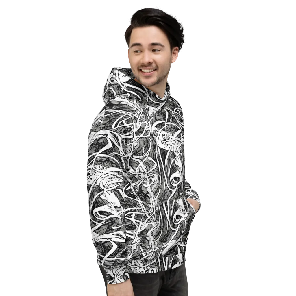 Inkstorm Flow on Hoodie — Right