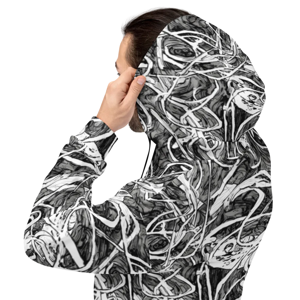 Inkstorm Flow on Hoodie — Back