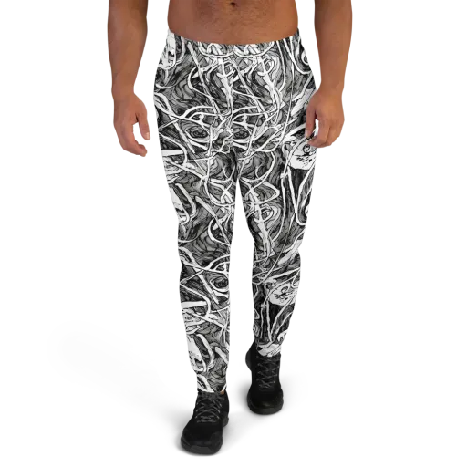 Inkstorm Flow on a Men's Joggers