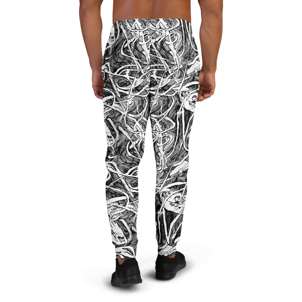 Inkstorm Flow on Men's Joggers — Back