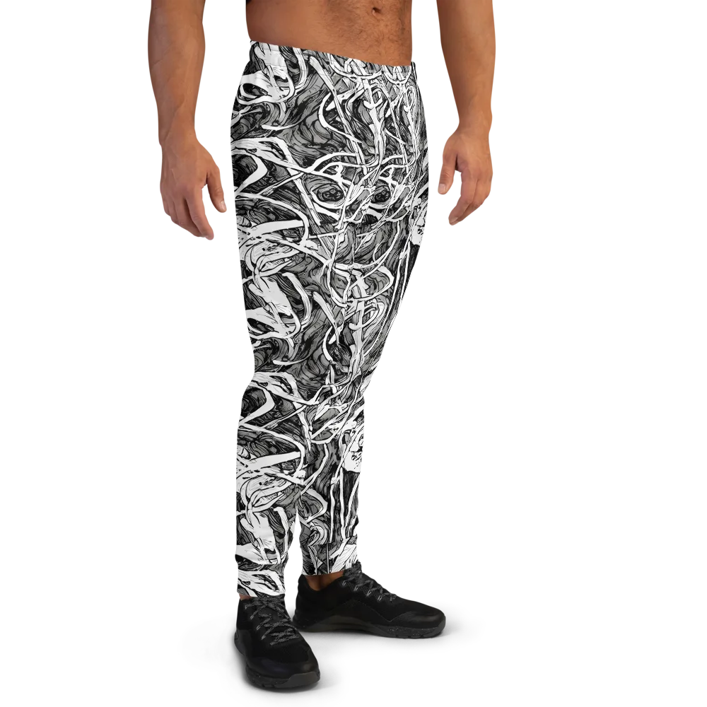 Inkstorm Flow on Men's Joggers — Right