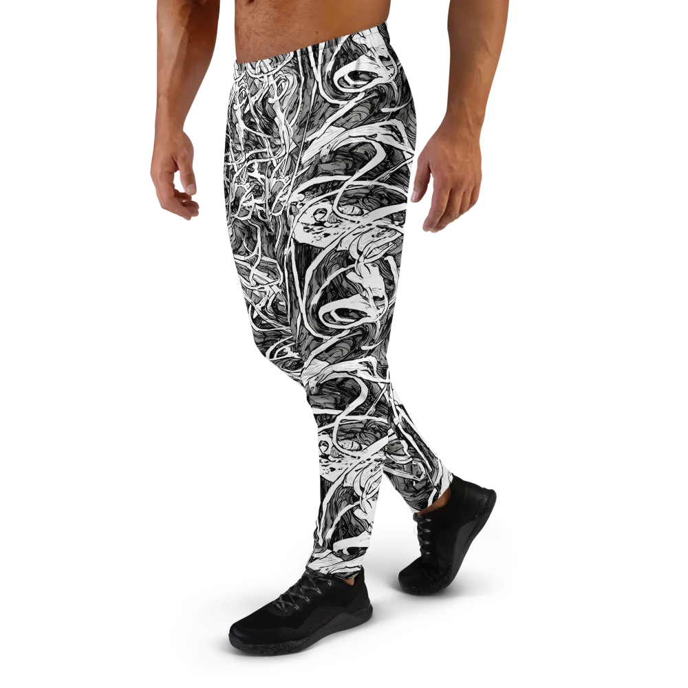 Inkstorm Flow on Men's Joggers — Left