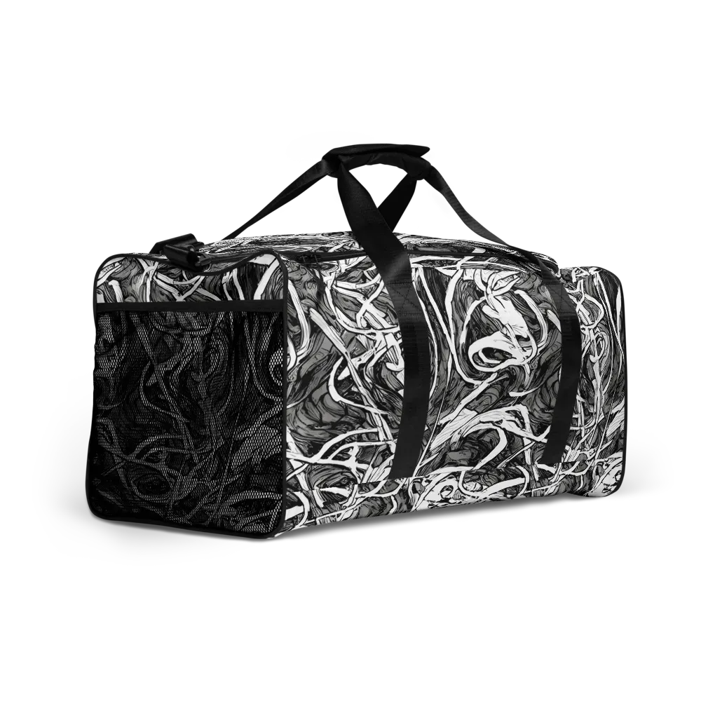 Inkstorm Flow on Duffle Bag — Right Front