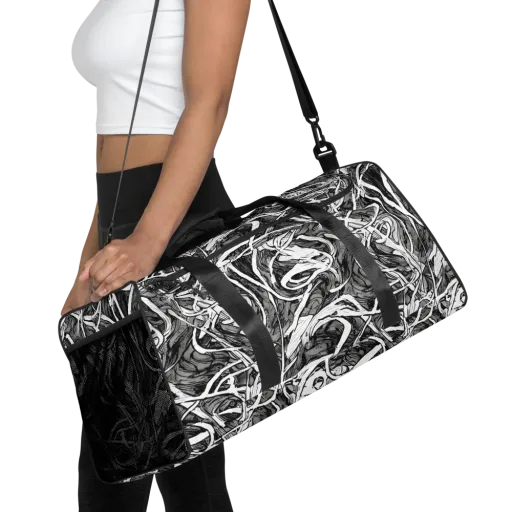 Inkstorm Flow on a Duffle Bag